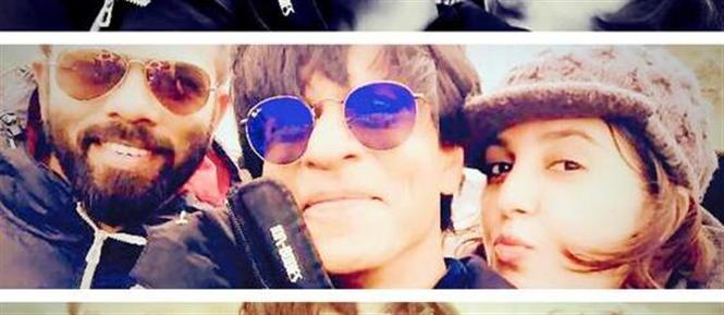 Shah Rukh Khan shares selfie with Rohit Shetty and Farah Khan