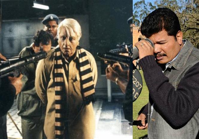 Shankar on a Indian 2 recce in Andra Pradesh!