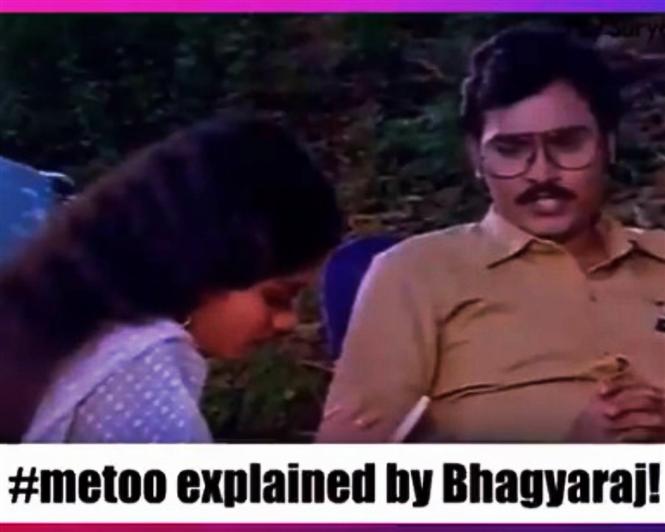 Shanthnu shares Bhagyaraj's flashback dialogue that explains MeToo India