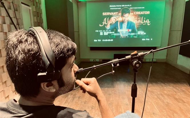 Silambarasan TR dubs for Maanaadu Trailer