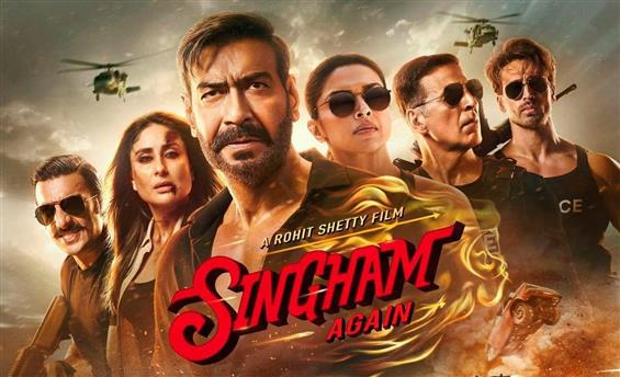 Singham Again Review - A Timepass Star-Stubbed Act...