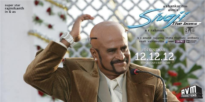 Sivaji 3D on 12-12-12 and Deleted Scene Details
