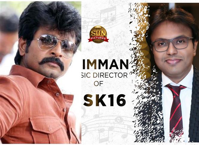 SK 16: It is Imman for Sivakarthikeyan's next!