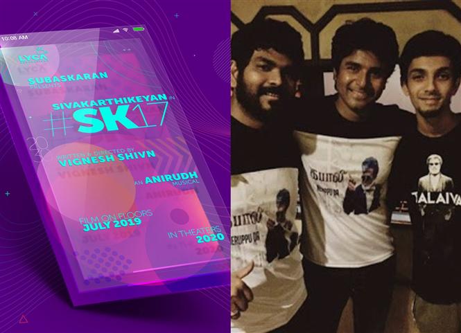 Sk 17 Sivakarthikeyan Vignesh Sivan Anirudh Come Together For Lyca Productions Tamil Movie Music Reviews And News
