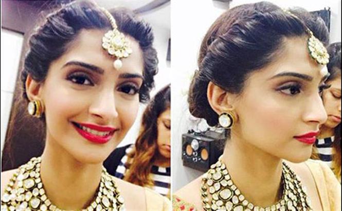 Sonam Kapoor tweets her look test pics for 'Prem Ratan Dhan Payo's title song 