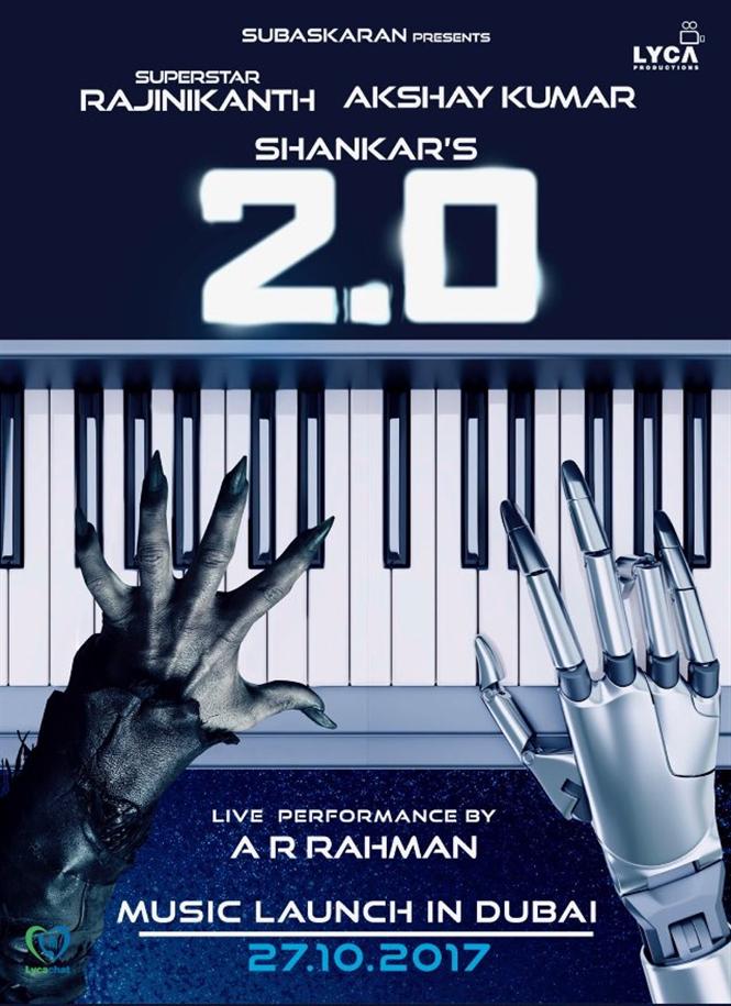 Story behind 2.0 audio launch poster