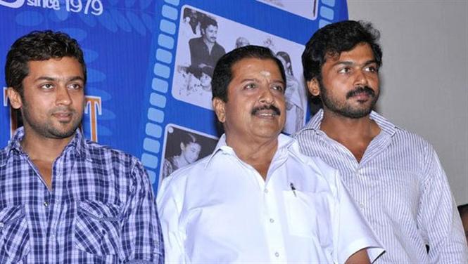 Suriya, Karthi & Sivakumar meet CM Stalin! Donate Rs. 1 Cr.!