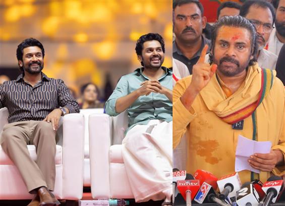 Suriya, Karthi get fan support in Pawan Kalyan Lad...