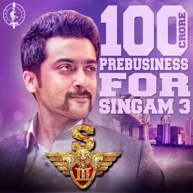 Suriya's S3 pre-release business to touch Rs 100 crore mark