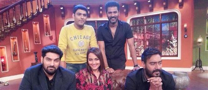 Team Action Jackson on Comedy Nights With Kapil