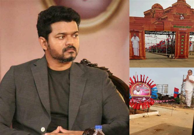 Team Thalapathy 62 shoots important political scene