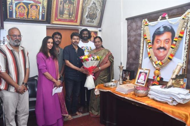 Team The Greatest Of All Time Expresses Gratitude to Vijaykanth's Family for Permitting AI Character Usage in the Film