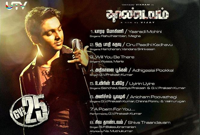 Thaandavam Songs Track List