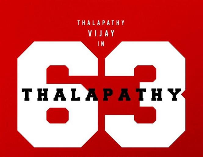 Thalapathy 63 first poster gives away its sports genre!