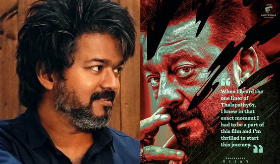 Thalapathy 67: Sanjay Dutt's Tamil debut officiall...