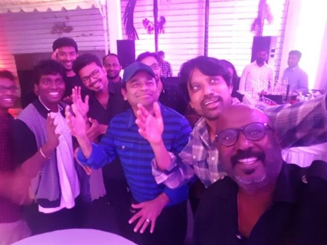 Thalapathy Vijay's Mersal success party
