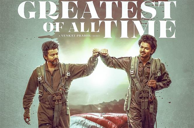 The Greatest of All Time is Thalapathy 68's title! Vijay in dual paragliding roles in first look