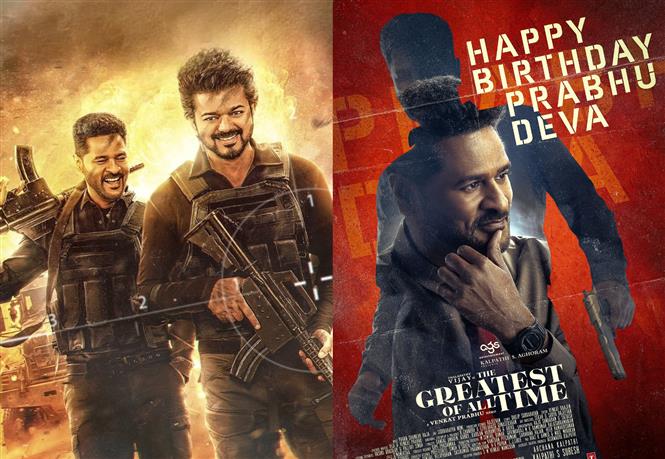 The Greatest of All Time team wishes Prabhu Deva with a new poster!