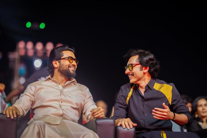 The King is Coming for His Throne - RJ Balaji Drops Big Promises at Karuppu Audio Launch