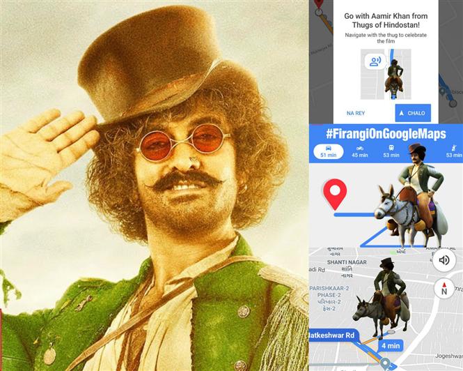 Thugs of Hindostan: Firangi aka Aamir Khan is now your Google Maps Guide!