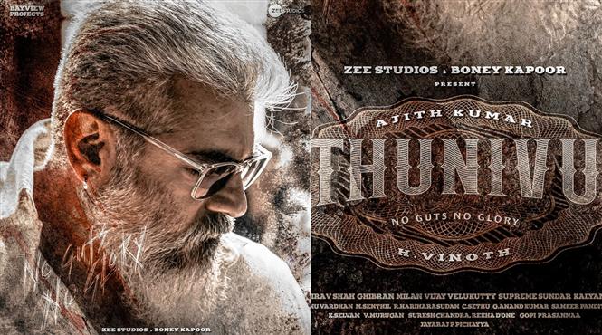 Thunivu Second Look Poster feat. Ajith Kumar