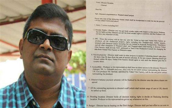 Thupparivalan 2: Here are the 15 conditions laid down by Mysskin to direct Vishal's film