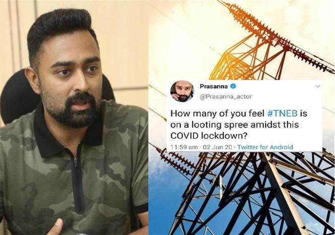 TNEB issues official reply to actor Prasanna after his viral tweet!