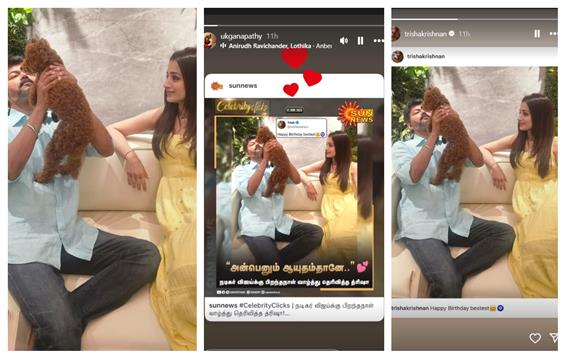 Trisha's birthday wish for Vijay garners attention...