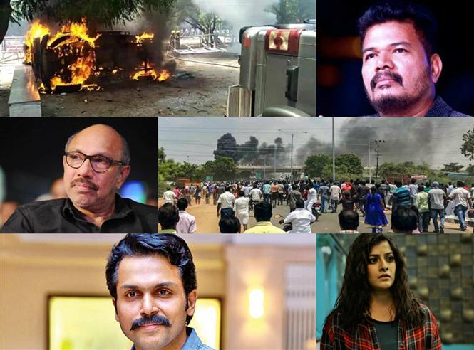 Tuticorin Sterlite Protest: Kollywood Celebs react with Shock, Anger, Sadness and strongly condemn this inhuman act