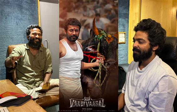 Vaadivaasal: GV Prakash begins composing for Suriya, Vetrimaaran film