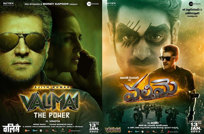 Valimai Telugu, Hindi posters are here!