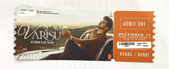 Varisu Audio Launch to be aired on Sun TV!