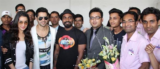 Varun Dhawan and Shraddha Kapoor promote ABCD 2 at Indore