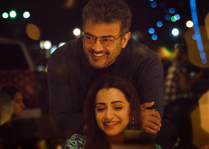 Vidaa Muyarchi: New Poster Feat. Vintage Ajith, Trisha Out Now! Tamil ...