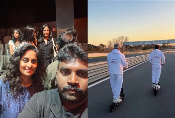 Vidaamuyarchi: Ajith's family watches first show! But what is the actor upto: