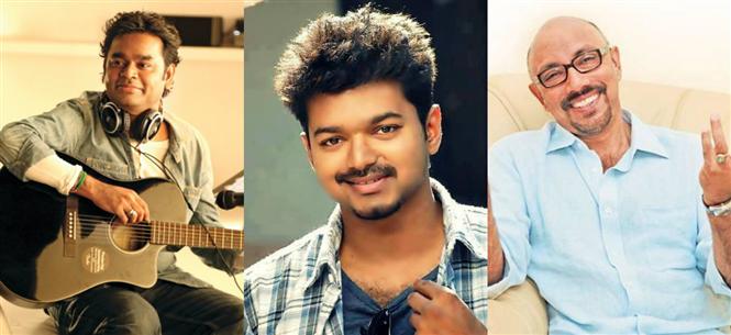 Vijay 61 - AR Rahman signs, Sathyaraj and Kovai Sarala to star ?