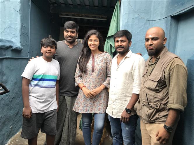 Vijay Sethupathi - Anjali's film begins shooting with a pooja