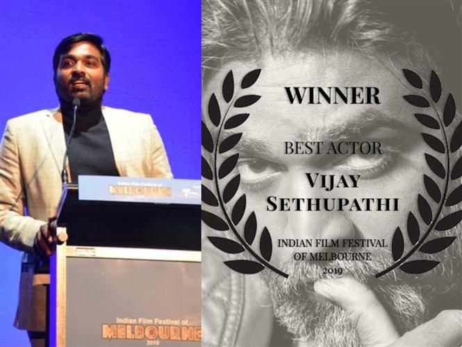Vijay Sethupathi wins Best Actor at the Indian Film Festival of Melbourne (IFFM), 2019!