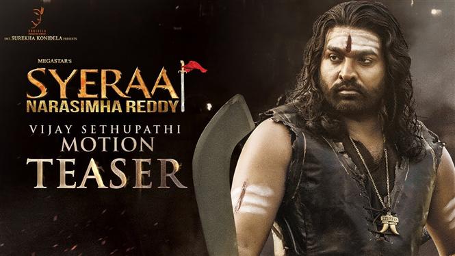 Vijay Sethupathi's motion poster from Sye Raa Narasimha Reddy 