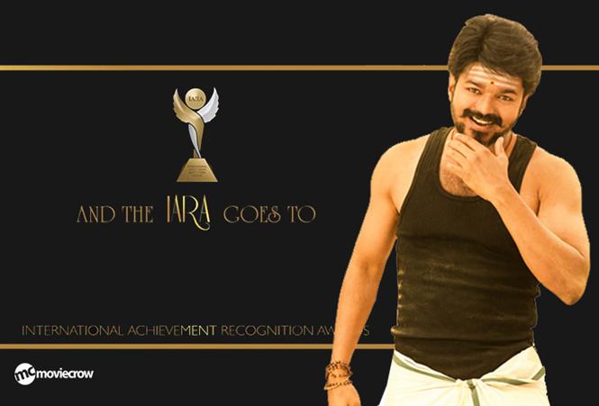 Vijay wins the 'Best International Actor' award at IARA  2018