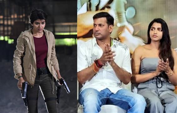 Vishal, Sai Dhanshika announce wedding at Yogi Da'...