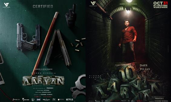 Vishnu Vishal's Aaryan Gets U/A Certificate, Set f...