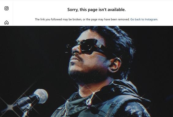 Yuvan Shankar Raja issues statement on deactivated Instagram account