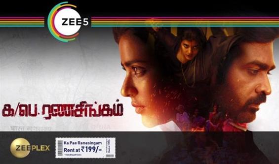 Zee Plex opens Ka Pae Ranasingam with 70, 000 pay-per-view users!